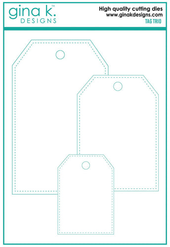 Gina K. Designs - Poly-Glaze Foiling Sheets - Tag Trio. This package includes 6 sheets – 5 1/2” X 8 1/2. At Embellish Away in Bowmanville Ontario Canada.