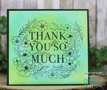 Charger l&#39;image dans la galerie, Gina K. Designs - Stamp - I Just Wanted to Say Thank You. I Just Wanted to Say Thank You is a stamp set by Hannah Drapinski. This set is made of premium clear photopolymer and measures 6&quot; X 8&quot;. Made in the USA. Available at Embellish Away located in Bowmanville Ontario Canada. Example by brand ambassador.
