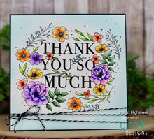 Charger l&#39;image dans la galerie, Gina K. Designs - Stamp - I Just Wanted to Say Thank You. I Just Wanted to Say Thank You is a stamp set by Hannah Drapinski. This set is made of premium clear photopolymer and measures 6&quot; X 8&quot;. Made in the USA. Available at Embellish Away located in Bowmanville Ontario Canada. Example by brand ambassador.
