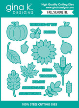 Load image into Gallery viewer, Gina K. Designs - Stamp &amp; Die Set - Fall Silhouette. Set by Beth Silika. At Embellish Away in Bowmanville Ontario Canada.
