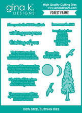 Charger l&#39;image dans la galerie, Gina K. Designs - Stamp &amp; Die Set - Forest Frame. Set by Melanie Muenchinger. At Embellish Away in Bowmanville Ontario Canada.
