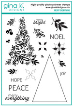 將圖片載入圖庫檢視器 Gina K. Designs - Stamp - Merry Everything. Merry Everything is a stamp set by Lisa Hetrick. This set is made of premium clear photopolymer and measures 6&quot; X 8&quot;.   Made in the USA. Available at Embellish Away located in Bowmanville Ontario Canada.
