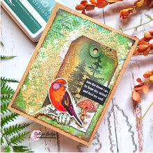 將圖片載入圖庫檢視器 Gina K. Designs - Stamp &amp; Die Set - Nature Walk. Nature Walk is a stamp set by Hannah Drapinski. This set is made of premium clear photopolymer and measures 6&quot; X 8&quot;.  Made in the USA. Available at Embellish Away located in Bowmanville Ontario Canada. Example by brand ambassador.
