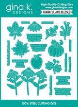 Charger l&#39;image dans la galerie, Gina K. Designs - Stamp &amp; Die Set - Thankful and Blessed. Set by Gina K. Designs. At Embellish Away in Bowmanville Ontario Canada.
