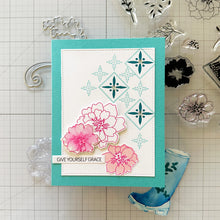 Charger l&#39;image dans la galerie, Gina K. Designs - Stamp &amp; Die Set - Wishing You Well. Wishing You Well is a stamp and set by Lisa Hetrick. This set is made of premium clear photopolymer and measures 6&quot; X 8&quot;. Made in the USA. Available at Embellish Away located in Bowmanville Ontario Canada. Card made by Lisa Hetrick.
