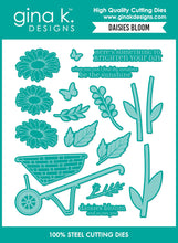 Charger l&#39;image dans la galerie, Gina K. Designs - Stamp, Stencil &amp; Die Set - BUNDLED - Daisies Bloom. Set by Lisa Hetrick. Available at Embellish Away located in Bowmanville Ontario Canada.
