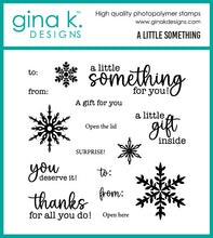 Cargar imagen en el visor de la galería, Gina K. Designs - Stamp and Die - A little Something. Available at Embellish Away located in Bowmanville Ontario Canada.
