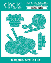 Charger l&#39;image dans la galerie, Gina K. Designs - Stamp and Die - Hooked on You. Available at Embellish Away located in Bowmanville Ontario Canada.

