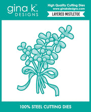 Cargar imagen en el visor de la galería, Gina K. Designs - Stencil &amp; Die Set - Layered Mistletoe. Available at Embellish Away located in Bowmanville Ontario Canada.
