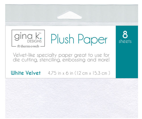 Gina K. Designs - Therm-O Web - Plush Papers - 4.75