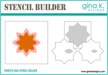 Cargar imagen en el visor de la galería, Gina K. Designs - Tool - Pointed Oval Stencil Builder. Gina K. Designs Art Screens can be used with ink, sprays, pastes, and gels to create beautiful backgrounds and images. Available at Embellish Away located in Bowmanville Ontario Canada.
