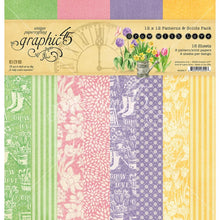Cargar imagen en el visor de la galería, Graphic 45 - Collection Pack 12&quot;X12&quot; - Patterns &amp; Solids - Grow With Love. Introducing Graphic 45&#39;s flourishing new paper collection, Grow with Love, a celebration of the beauty found in spring blossoms, charming garden gates and delightful birdhouses. Available at Embellish Away located in Bowmanville Ontario Canada.
