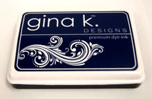 Load image into Gallery viewer, Gina K. Designs - Ink Pad - Select Drop Down. These Ink Pads are Acid Free and PH-Neutral. Large raised pad for easy inking. Coordinates with other Color Companions products including ribbon, buttons, card stock and re-inkers. Each sold separately. Available at Embellish Away located in Bowmanville Ontario Canada. In The Navy

