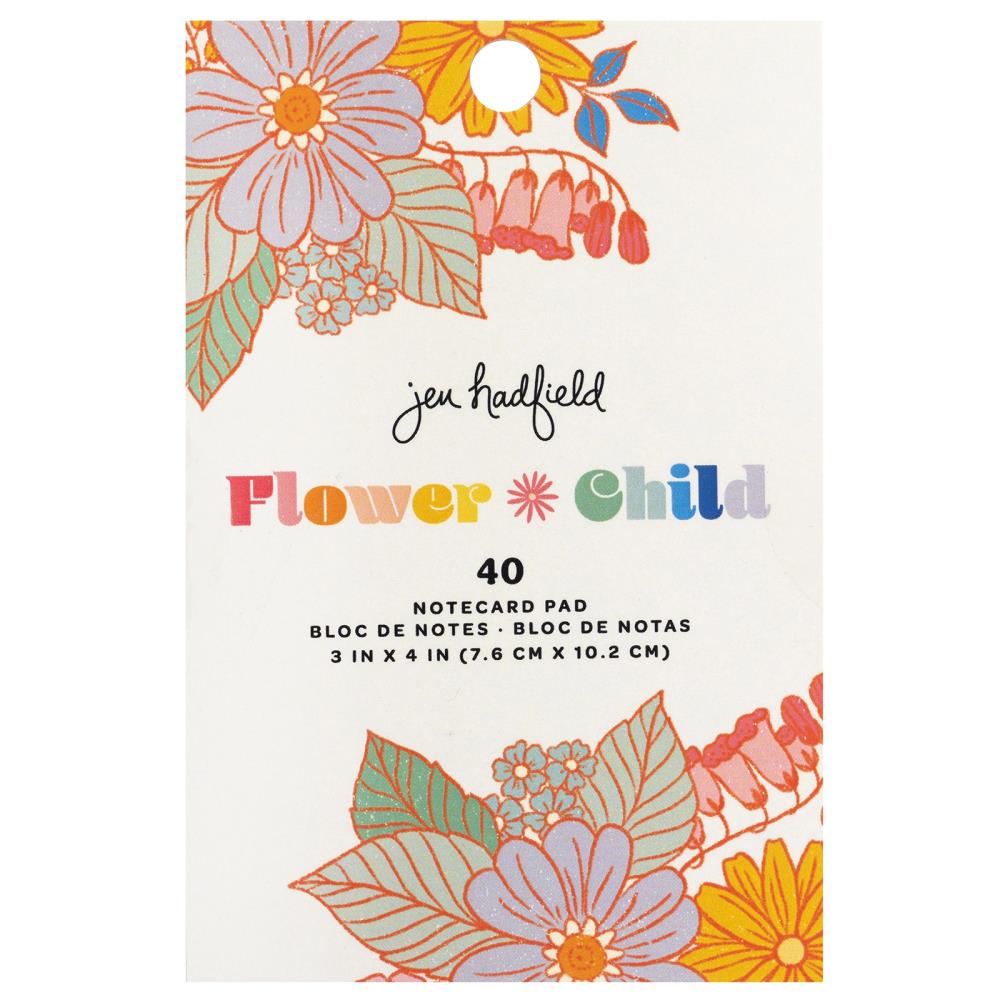 Jen Hadfield - Tarjetas de notas 3X4 - Niño de las flores