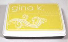 Cargar imagen en el visor de la galería, Gina K. Designs - Ink Pad - Select Drop Down. These Ink Pads are Acid Free and PH-Neutral. Large raised pad for easy inking. Coordinates with other Color Companions products including ribbon, buttons, card stock and re-inkers. Each sold separately. Available at Embellish Away located in Bowmanville Ontario Canada. Lemon Drop
