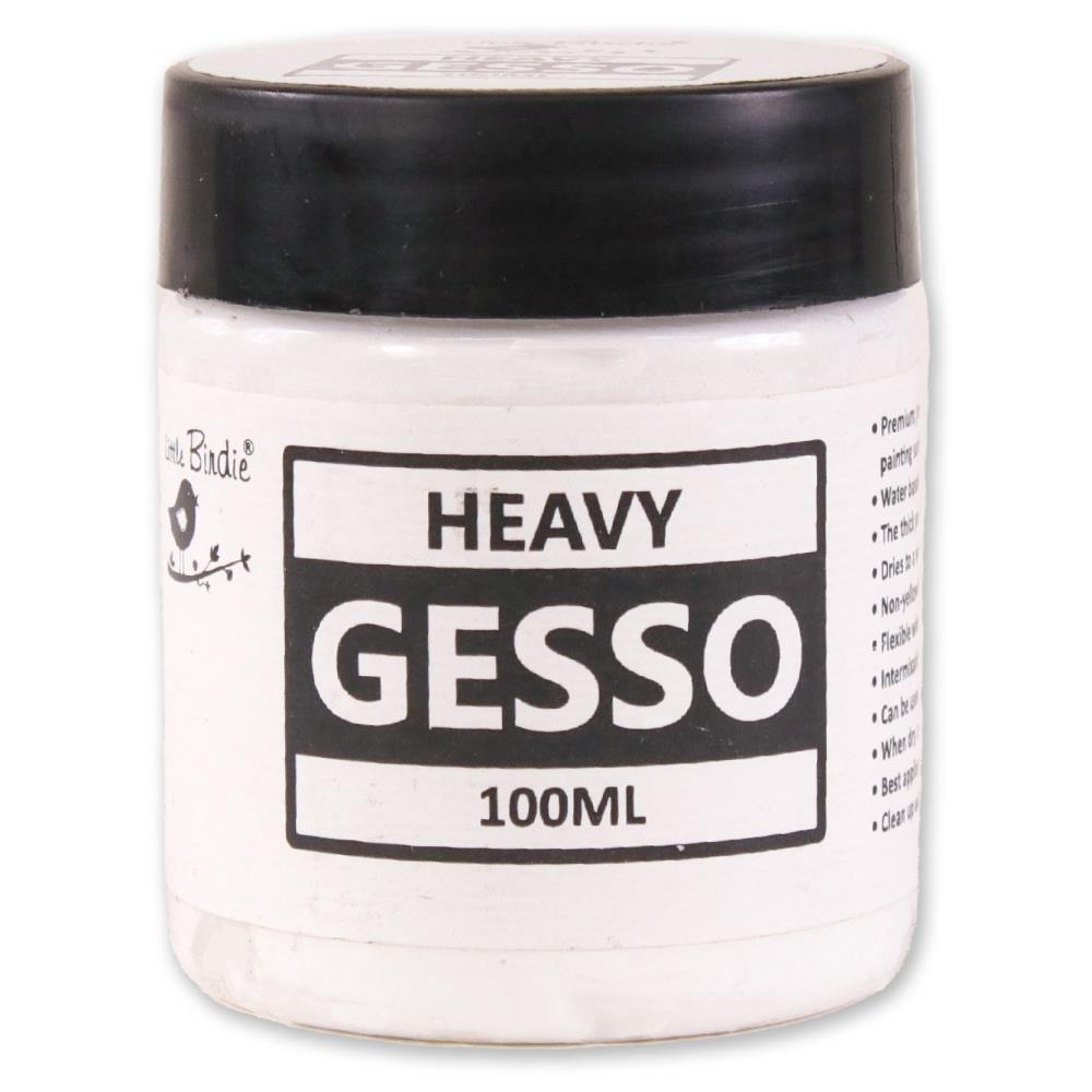 Little Birdie - Gesso - 100ml - Heavy. Available at Embellish Away located in Bowmanville Ontario Canada.