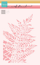 Load image into Gallery viewer, Marianne Design - Mask Stencil - Tiny&#39;s Fern. A beautiful addition to Tiny&#39;s Botanical Garden series of stencils and stamps. This fern background mask is perfect for nature themed projects. Great for cards, mixed media projects, journals and more! Available at Embellish Away located in Bowmanville Ontario Canada.

