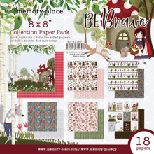 Cargar imagen en el visor de la galería, Memory Place - Collection Pack 8&quot;X8&quot; - Be Brave. The perfect start to all your paper crafting projects! This package contains eighteen 8x8 inch double-sided sheets in six different designs (three of each). Available at Embellish Away located in Bowmanville Ontario Canada.
