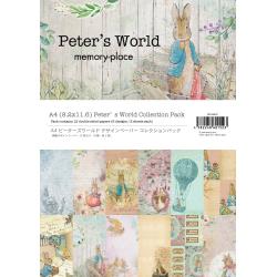 Memory Place - Double-Sided Paper Pack A4 - 12/Pkg - Peter's World. Available at Embellish Away located in Bowmanville Ontario Canada.