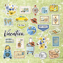 Load image into Gallery viewer, Memory Place - Ephemera Cardstock Die-Cuts - 24/Pkg - Bon Voyage. Available at Embellish Away located in Bowmanville Ontario Canada.
