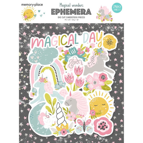 Memory Place - Ephemera Cardstock Die-Cuts - 24/Pkg - Magical Wonders. Available at Embellish Away located in Bowmanville Ontario Canada.