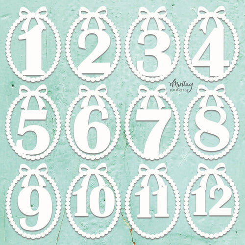 Mintay - Chippies - Decor - Baby Milestones. Available at Embellish Away in Bowmanville Ontario Canada.