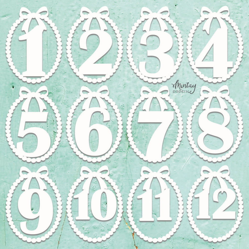 Mintay - Chippies - Decor - Baby Milestones. Available at Embellish Away in Bowmanville Ontario Canada.