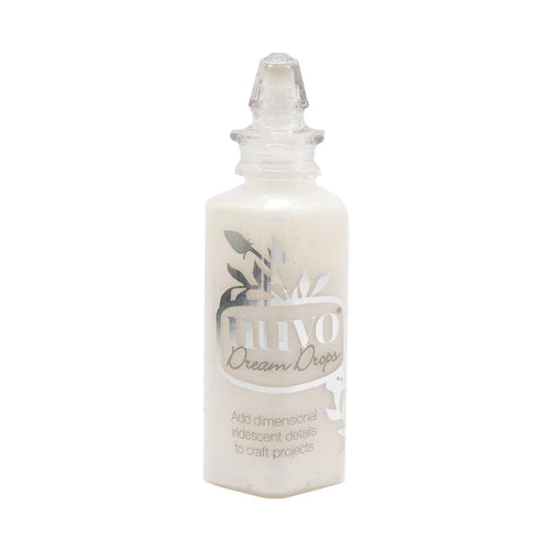 Nuvo - Dream Drops 1.3oz - Select from Drop Down, each sold separately. Create a self-levelling embellishment with a translucent finish. This 1.2x4 inch package contains one bottle of drops. Available at Embellish Away located in Bowmanville Ontario Canada. Golden Shimmer