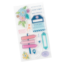 गैलरी व्यूवर में इमेज लोड करें, Paige Evans - Acrylic Stamp Set - 15/Pkg - Adventurous. Upgrade your projects with these sweet stamps! They&#39;re perfect for creating embellishments or backgrounds on scrapbook pages, cards, journals, planners and so much more. Available at Embellish Away located in Bowmanville Ontario Canada.
