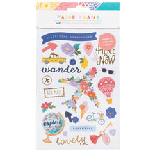 將圖片載入圖庫檢視器 Paige Evans - Sticker Book - Adventurous - 8 Sheets. Finish off your projects with bright and beautiful stickers! This special sticker book includes 340 embellishments in a wide variety of colors, finishes, and styles, some with gold foil accents. Available at Embellish Away located in Bowmanville Ontario Canada.
