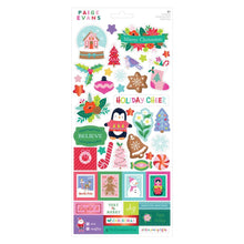 Load image into Gallery viewer, Paige Evans - Stickers 6&quot;X12&quot; Sheet - 81/Pkg - W/Red Foil - Sugarplum Wishes. Available at Embellish Away located in Bowmanville Ontario Canada.
