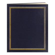 Load image into Gallery viewer, Pioneer - Post Bound Album With Buff Pages - 11.75&quot;X14&quot; - Navy Blue. Ideal for newspaper articles, photos and large memorabilia. Contains 25 pages (50 sides) acid free 11-3/4 X14 inch pages are acid free and do not include sheet protectors. Available at Embellish Away located in Bowmanville Ontario Canada.
