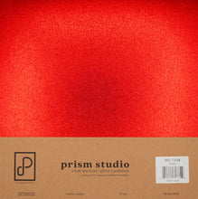 Load image into Gallery viewer, Prism Studio - 12X12 Whole Spectrum Glitter Cardstock - Ruby (15 sheets). Heavyweight, 103.4lb (280 gsm) Sparkle and elegance to your projects. For crafting, scrapbooking, invitations, and DIY. At Embellish Away in Ontario Canada.
