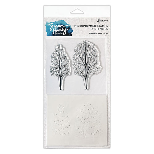 Ranger - Simon Hurley create. -Stamp & Stencil Set - Ethereal Trees. At Embellish Away in Bowmanville Ontario Canada.