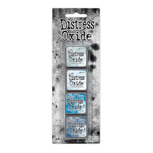 Ranger - Tim Holtz - Distress Mini Oxide Ink Pads Kit, #10 (4pc). Available at Embellish Away in Bowmanville Ontario Canada.