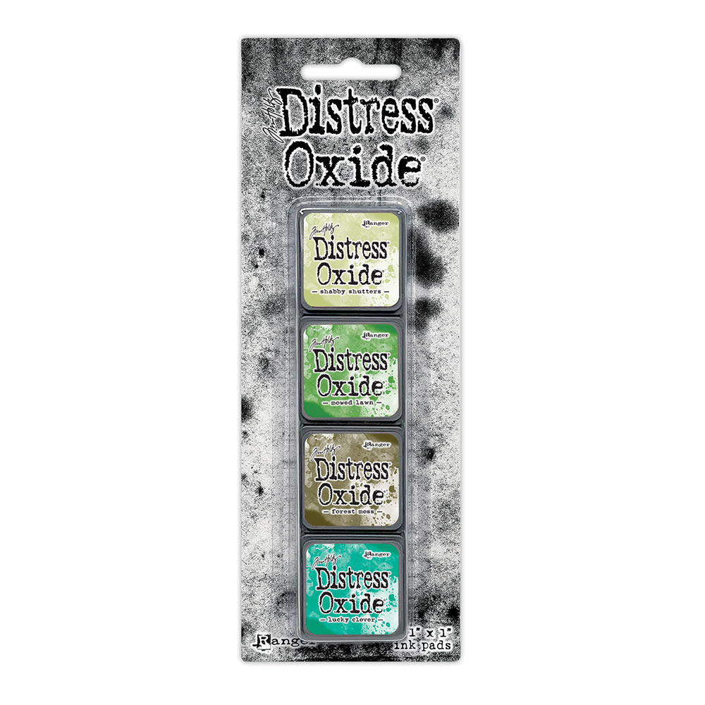 Ranger - Tim Holtz - Distress Mini Oxide Ink Pads Kit, #15 (4pc). Available at Embellish Away in Bowmanville Ontario Canada.