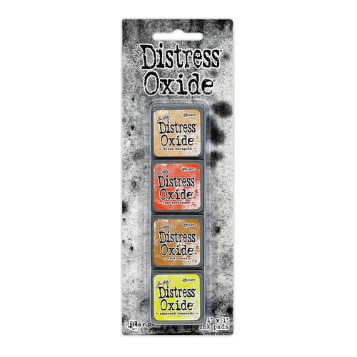 Ranger - Tim Holtz - Distress Mini Oxide Ink Pads Kit, #8 (4pc). Available at Embellish Away in Bowmanville Ontario Canada.