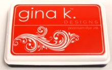 Cargar imagen en el visor de la galería, Gina K. Designs - Ink Pad - Select Drop Down. These Ink Pads are Acid Free and PH-Neutral. Large raised pad for easy inking. Coordinates with other Color Companions products including ribbon, buttons, card stock and re-inkers. Each sold separately. Available at Embellish Away located in Bowmanville Ontario Canada. Red Hot
