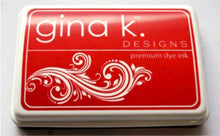 Cargar imagen en el visor de la galería, Gina K. Designs - Ink Pad - Select Drop Down. These Ink Pads are Acid Free and PH-Neutral. Large raised pad for easy inking. Coordinates with other Color Companions products including ribbon, buttons, card stock and re-inkers. Each sold separately. Available at Embellish Away located in Bowmanville Ontario Canada. Red Velvet
