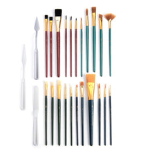 Load image into Gallery viewer, Royal &amp; Langnickel® - Artist Brush Value Pack - 25/Pkg. Royal Artist Brush value packs are ideal for the beginning artist or the classroom. A variety of hair types and unique large brush heads are perfect for many mediums and large scale paintings. Available at Embellish Away located in Bowmanville Ontario Canada.

