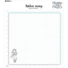 Load image into Gallery viewer, Santoro&#39;s Gorjuss - Rubber Stamp - Nr. 517 - Hot Chocolate. Studio Light clear stamps are made of polymer, which makes them soft, textured and easy to handle. By sticking them on a stamping block or stamping platform, they are immediately ready for use. Available at Embellish Away located in Bowmanville Ontario Canada.
