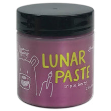 Load image into Gallery viewer, Simon Hurley create - Lunar Paste - Select From Drop Down. Simon Hurley create. Lunar Paste is a creamy and colorful paste with a metallic shine. Available at Embellish Away located in Bowmanville Ontario Canada. Triple Berry
