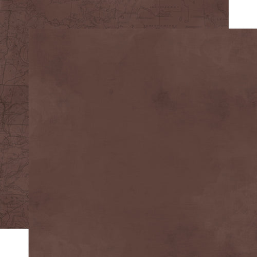 Simple Stories - 12X12 Vintage Basics Paper - Simple Vintage Woodlands - Chestnut. Available at Embellish Away located in Bowmanville Ontario Canada.