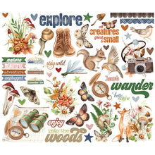 Load image into Gallery viewer, Simple Stories - Bits &amp; Pieces - Simple Vintage Woodlands. 52 Die Cut Cardstock Pieces. Available at Embellish Away located in Bowmanville Ontario Canada.
