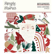 Load image into Gallery viewer, Simple Stories - Bits &amp; Pieces Die-Cuts - 54/Pkg - Boho Christmas. Take your projects to the next level and put the perfect finishing touch with die cut embellishments. Available at Embellish Away located in Bowmanville Ontario Canada.

