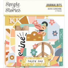 Load image into Gallery viewer, Simple Stories - Bits &amp; Pieces Die-Cuts - 27/Pkg - Boho Sunshine - Journal. Die-Cuts are a great addition to scrapbook pages, greeting cards and more! The perfect embellishment for all your paper crafting needs! Available at Embellish Away located in Bowmanville Ontario Canada.
