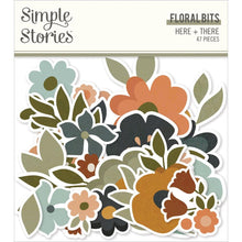 Load image into Gallery viewer, Simple Stories - Bits &amp; Pieces Die-Cuts - 47/Pkg - Here &amp; There - Floral. Die-Cuts are a great addition to scrapbook pages, greeting cards and more! The perfect embellishment for all your paper crafting needs! Available at Embellish Away located in Bowmanville Ontario Canada.
