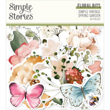 Cargar imagen en el visor de la galería, Simple Stories - Bits &amp; Pieces Die-Cuts - 43/Pkg - Simple Vintage Spring Garden - Floral. Die-cuts are a great addition to scrapbook pages, greeting cards and more! The perfect embellishment for all your paper crafting needs! Available at Embellish Away located in Bowmanville Ontario Canada.
