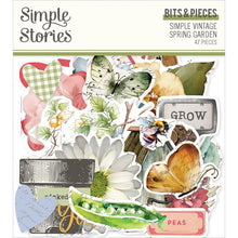 Charger l&#39;image dans la galerie, Simple Stories - Bits &amp; Pieces Die-Cuts - 47/Pkg - Simple Vintage Spring Garden. Die-cuts are a great addition to scrapbook pages, greeting cards and more! The perfect embellishment for all your paper crafting needs! Available at Embellish Away located in Bowmanville Ontario Canada.
