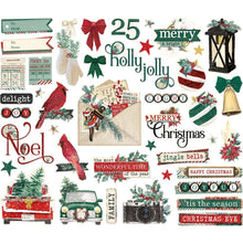 Load image into Gallery viewer, Simple Stories - Bits &amp; Pieces Die-Cuts - 42/Pkg - Simple Vintage &#39;Tis The Season. Take your projects to the next level and put the perfect finishing touch with die cut embellishments. Available at Embellish Away located in Bowmanville Ontario Canada.
